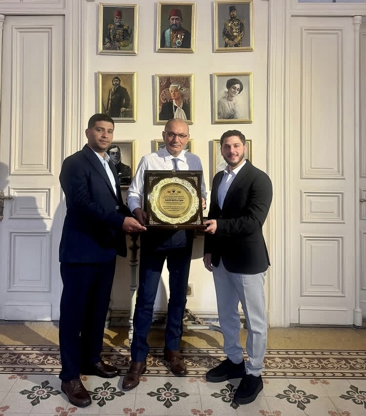 Nordisk Hjälp meets the Turkish ambassador in Cairo, Egypt